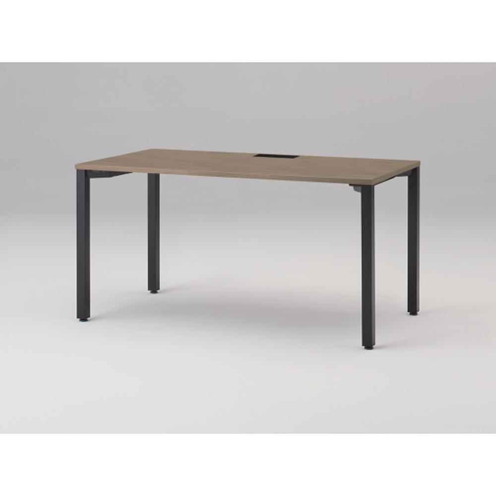 アクトリンク パーソナルテーブル アジャスター脚 W1400×D700×H720　JP-1407HWA-TM　［TM：天板 71/アッシュドオークＭ×脚 T1/サテンブラックT］
