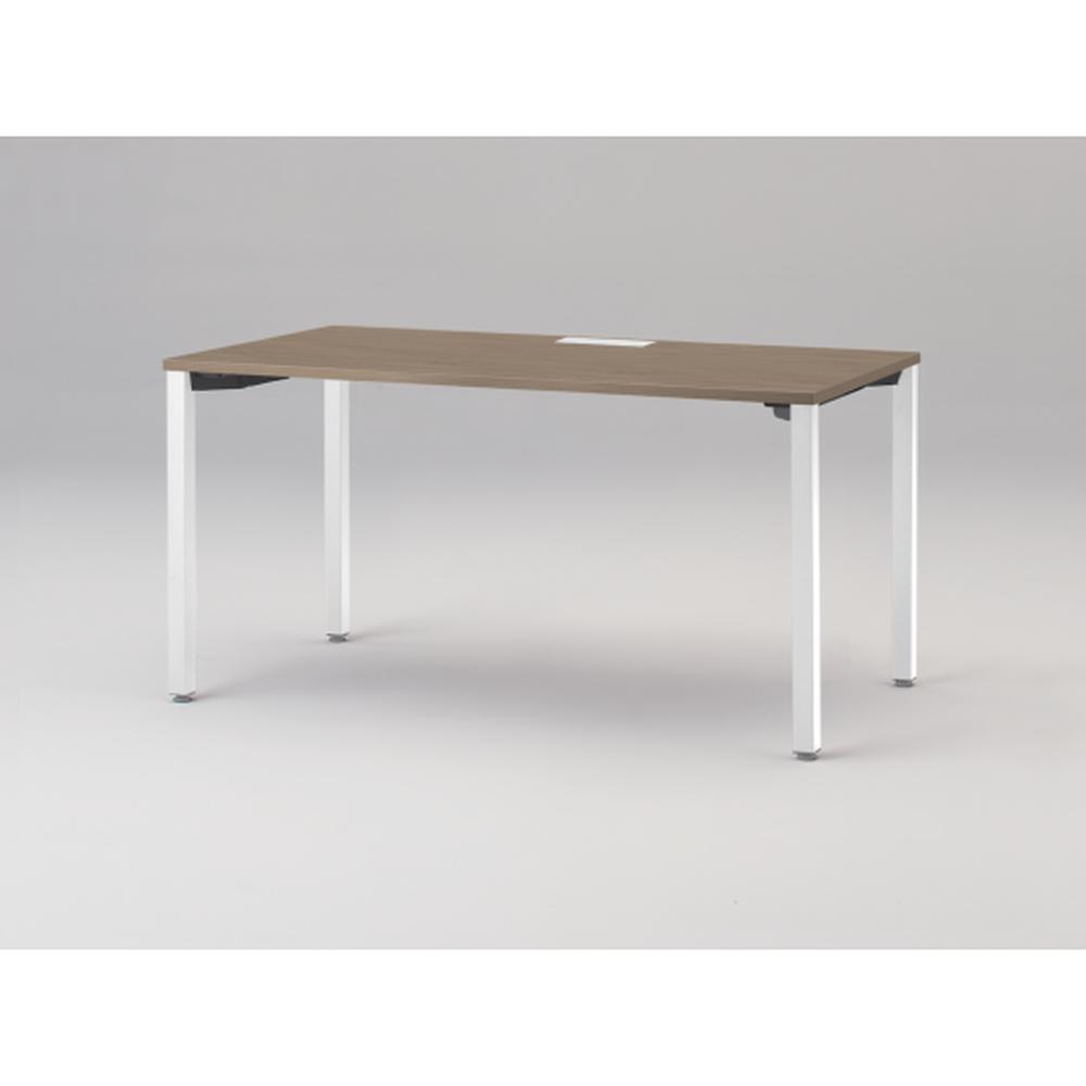 アクトリンク パーソナルテーブル アジャスター脚 W1400×D700×H720　JP-1407HWA-WM　［WM：天板 71/アッシュドオークM×脚 W9/ホワイトW］
