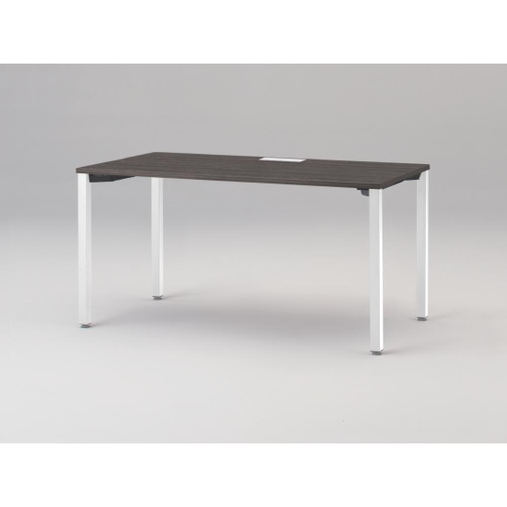アクトリンク パーソナルテーブル アジャスター脚 W1400×D700×H720　JP-1407HWA-WR　［WR：天板 81/アッシュドオークD×脚 W9/ホワイトW］