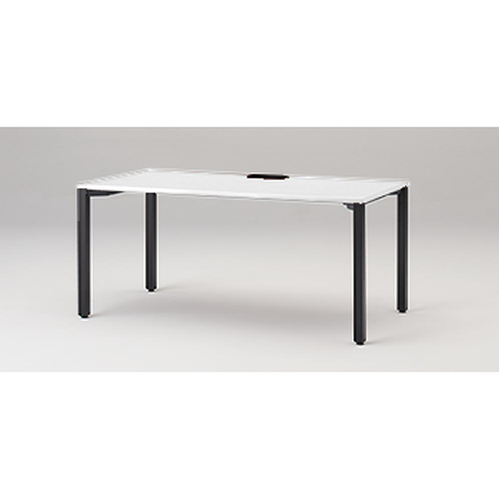 アクトリンク パーソナルテーブル アジャスター脚 W1600×D800×H720　JP-1608HWA-TL　［TL：天板 W9/ホワイトW×脚 T1/サテンブラックT］