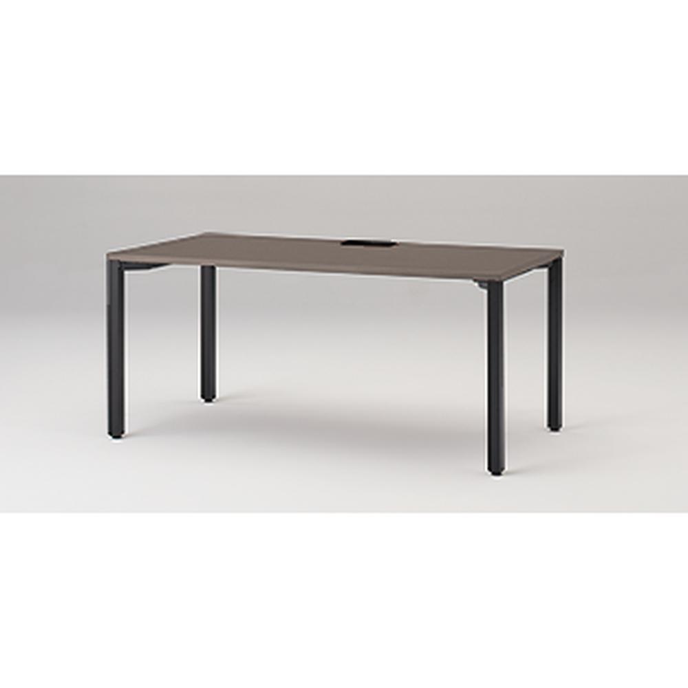 アクトリンク パーソナルテーブル アジャスター脚 W1600×D800×H720　JP-1608HWA-TR　［TR：天板 81/アッシュドオークD×脚 T1/サテンブラックT］