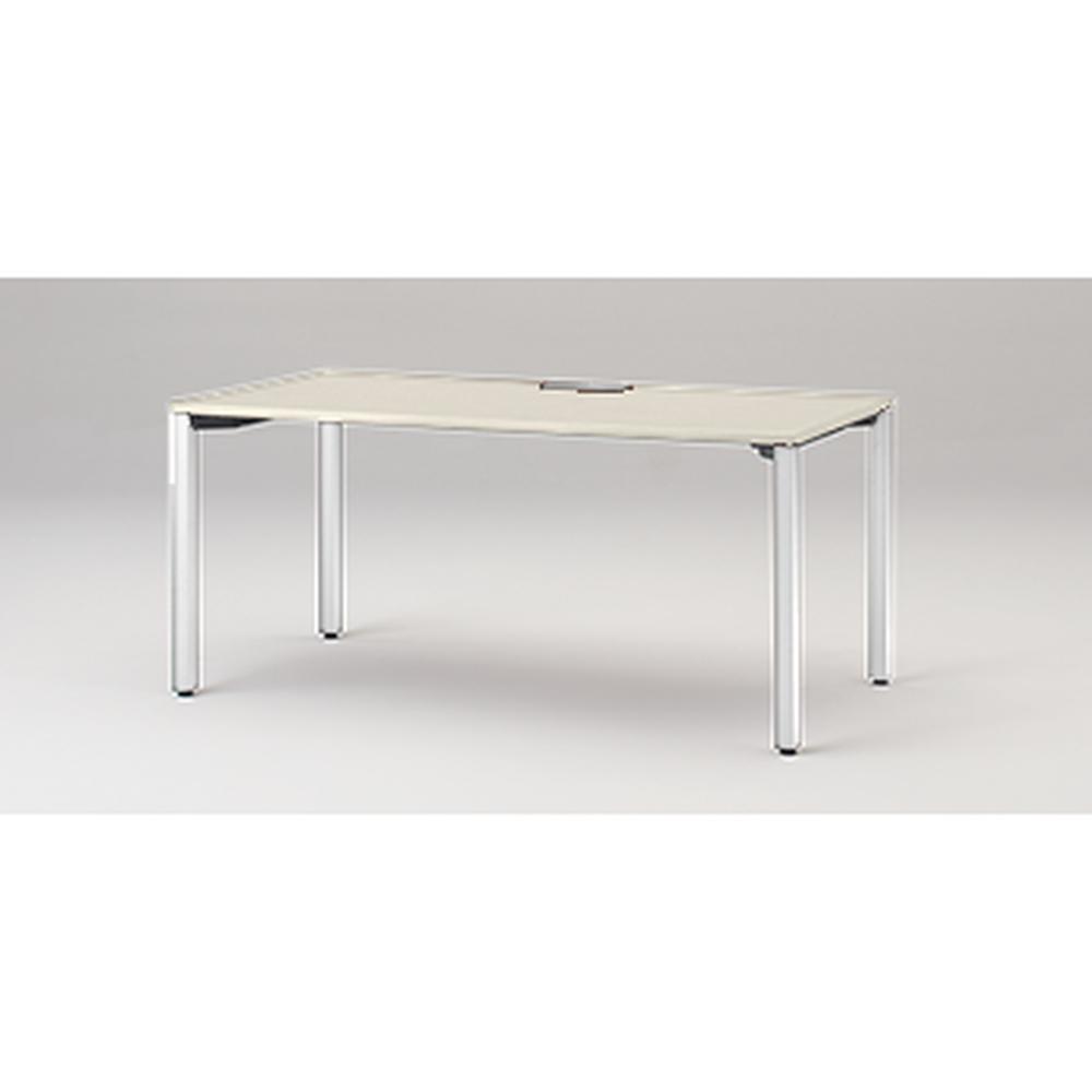 アクトリンク パーソナルテーブル アジャスター脚 W1600×D800×H720　JP-1608HWA-WH　［WH：天板 61/アッシュドパインL×脚 W9/ホワイトW］