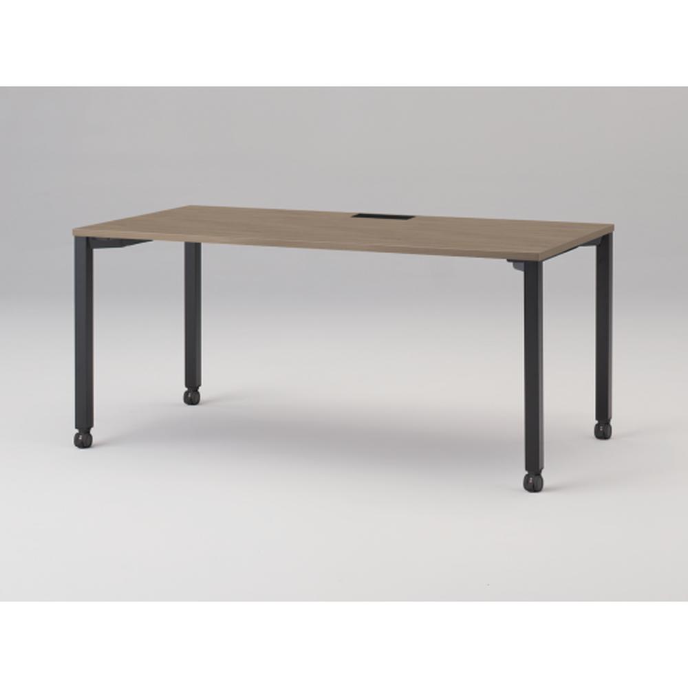 アクトリンク パーソナルテーブル キャスター脚 W1600×D800×H720　JP-1608HWC-TM　［TM：天板 71/アッシュドオークＭ×脚 T1/サテンブラックT］