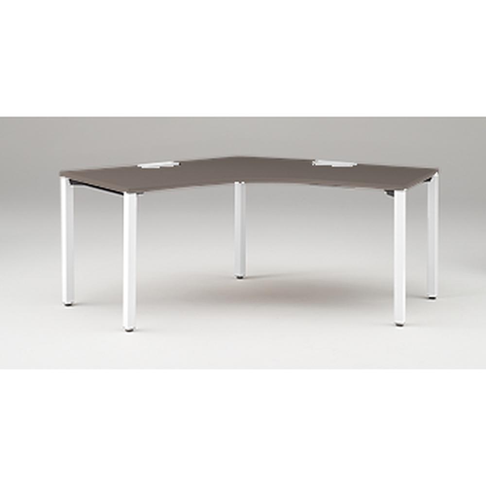 アクトリンク パーソナルテーブル 120°オペレーション アジャスター脚 W1200×D700×H720　JP-2277SWA-WR　［WR：天板 81/アッシュドオークD×脚 W9/ホワイトW］