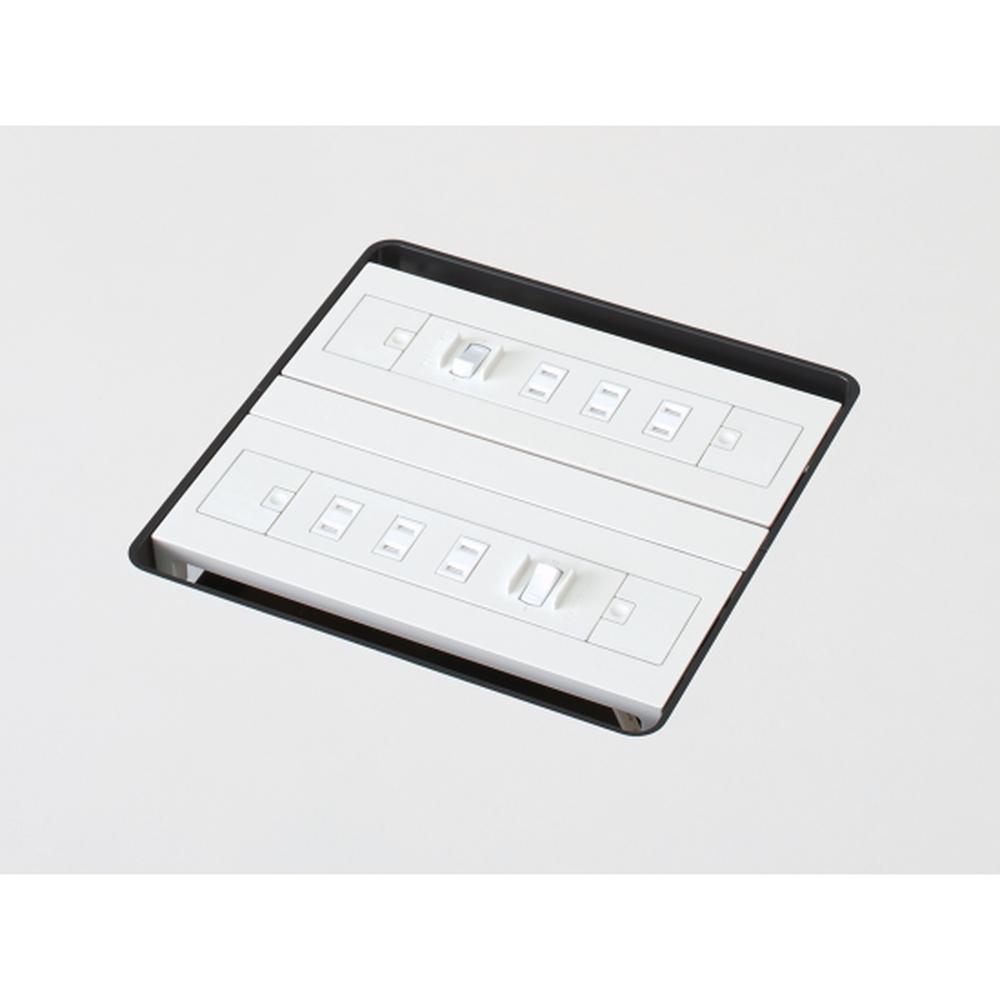 アクトリンク/オプション 電源×3口+集中スイッチ付コンセント　JPA-310U-W9　［W9/ホワイトW］