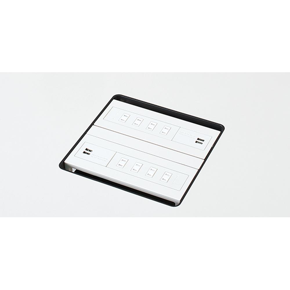 アクトリンク/オプション 電源×4口+USB×2口コンセント　JPA-402U-W9　［W9/ホワイトW］