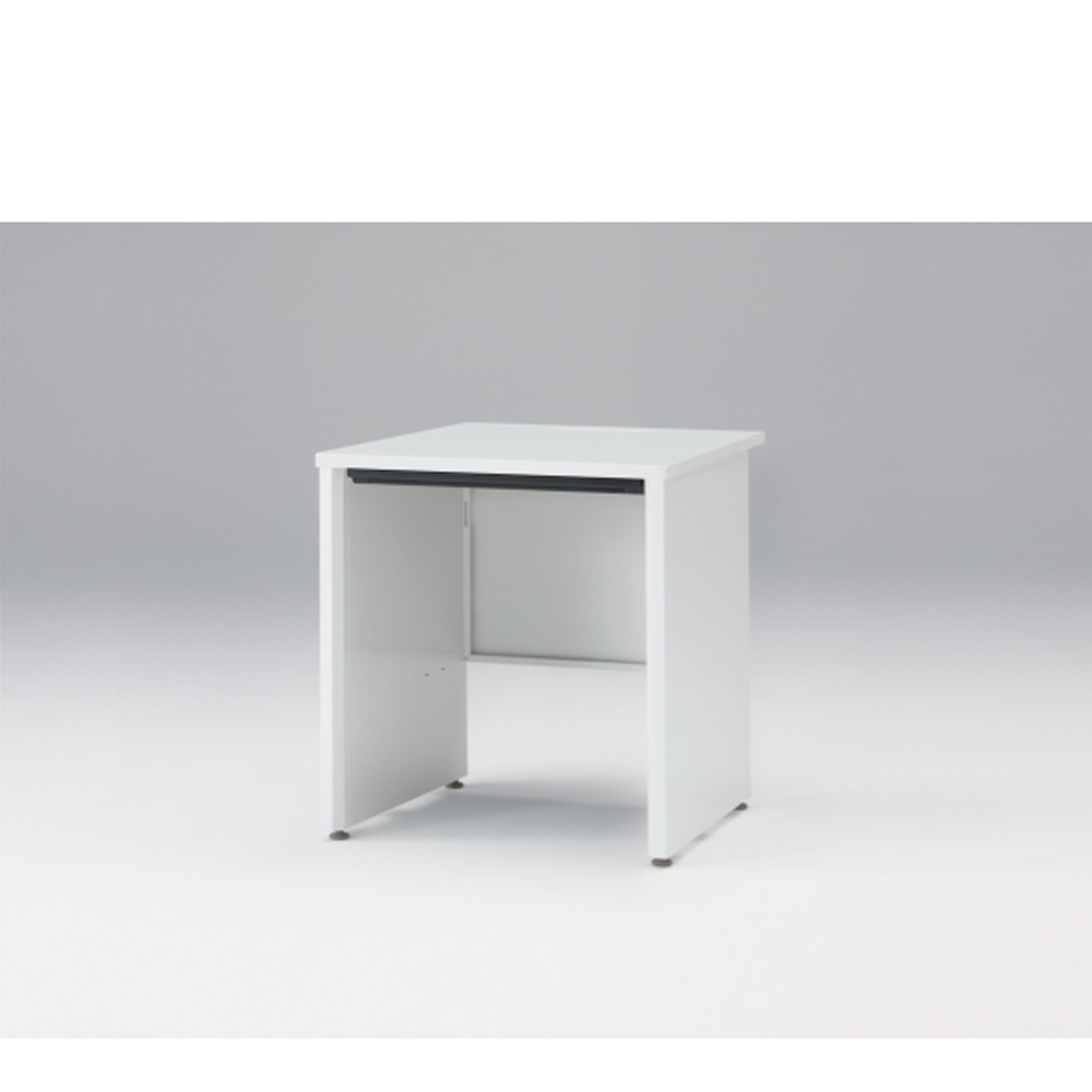 CZRデスク Type S 平机 CZR-077HAPS-9W9  浅型センター引出し付 パネル脚  W700 × D700 [ 本体: ホワイトW・天板: ホワイトW]