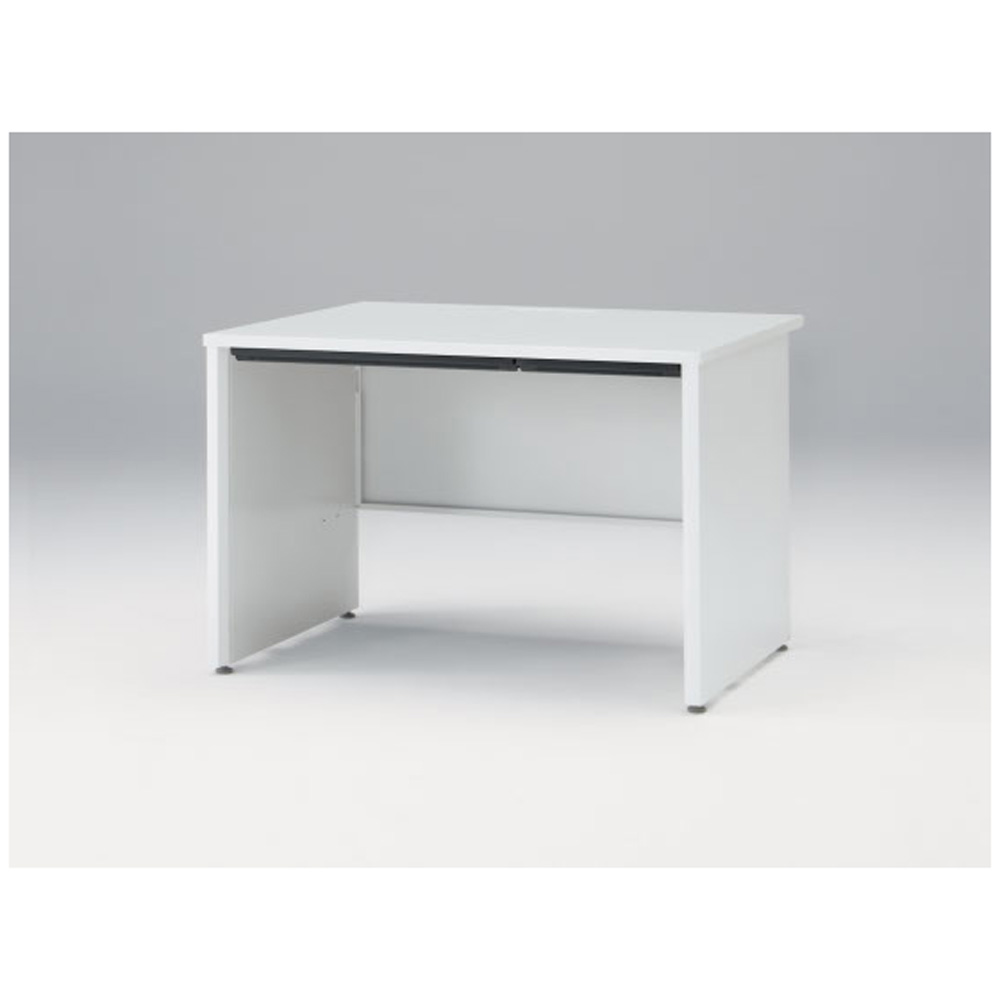 CZRデスク Type S 平机 CZR-118HAPS-9W9  浅型センター引出し付 パネル脚  W1100 × D800 [ 本体: ホワイトW・天板: ホワイトW]