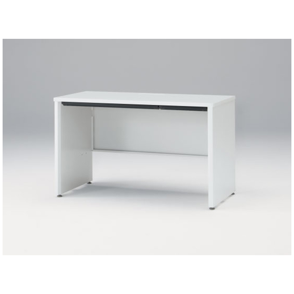 CZRデスク Type S 平机 CZR-126HAPS-9W9  浅型センター引出し付 パネル脚  W1200 × D600 [ 本体: ホワイトW・天板: ホワイトW]