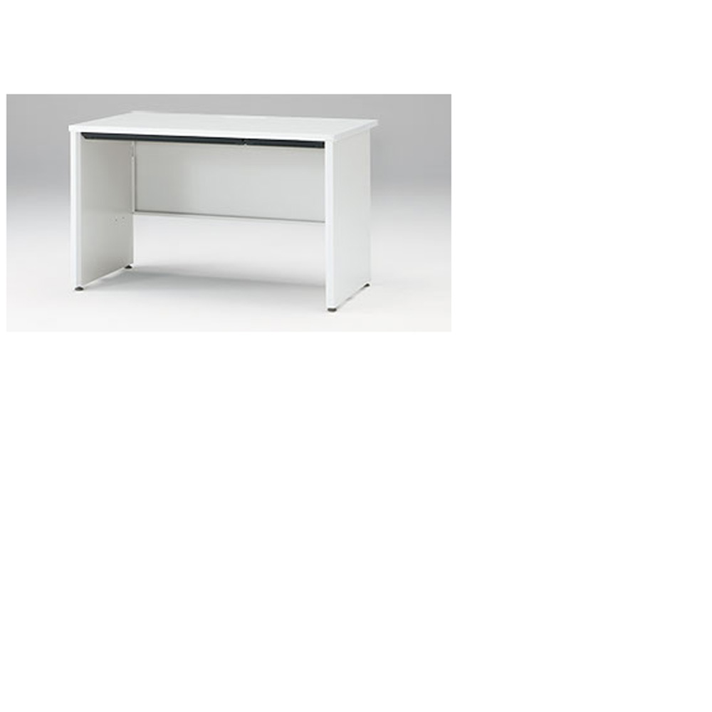 CZRデスク Type S 平机 CZR-127HAPS-9W9  浅型センター引出し付 パネル脚  W1200 × D700 [ 本体: ホワイトW・天板: ホワイトW]