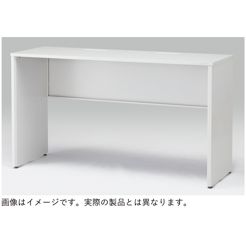 CZRデスク Type S ハイタイプ CZR-156NAPS-181  センター引出しなし   W1500 × D600 [ 本体: ブラックT・天板: アッシュドオークD]