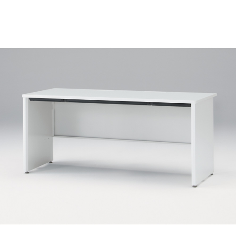 CZRデスク Type S 平机 CZR-167HAPS-9W9  浅型センター引出し付 パネル脚  W1600 × D700 [ 本体: ホワイトW・天板: ホワイトW]