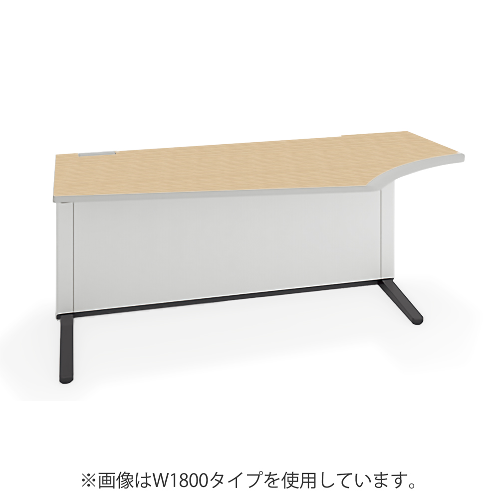 レガーノ　JED-167TR-WX　右凹型天板　W1600 ［ホワイトオーク］