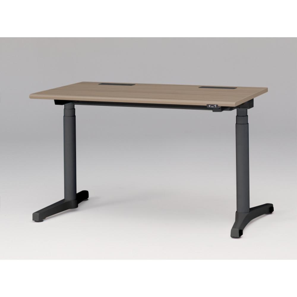 トイロ デスク （ toiro desk ） JZD-1207HA-CTM 昇降スイッチ 塗装脚/ブラック W120 × D67.5cm ラウンドエッジ [ TM/天板71×脚T1］
