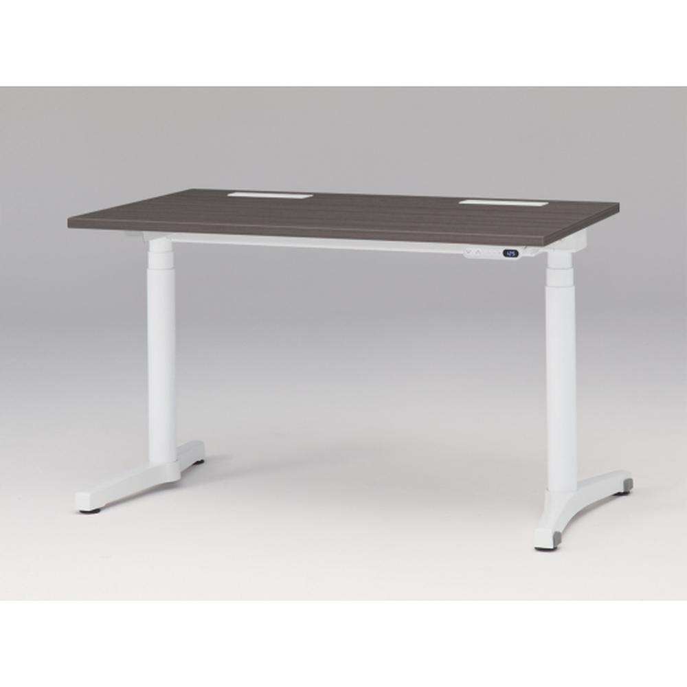 トイロデスク インジケーター付 平エッジ　JZD-1207HB-AWR　［脚：W9/ホワイト×天板：81/アッシュドオークD］