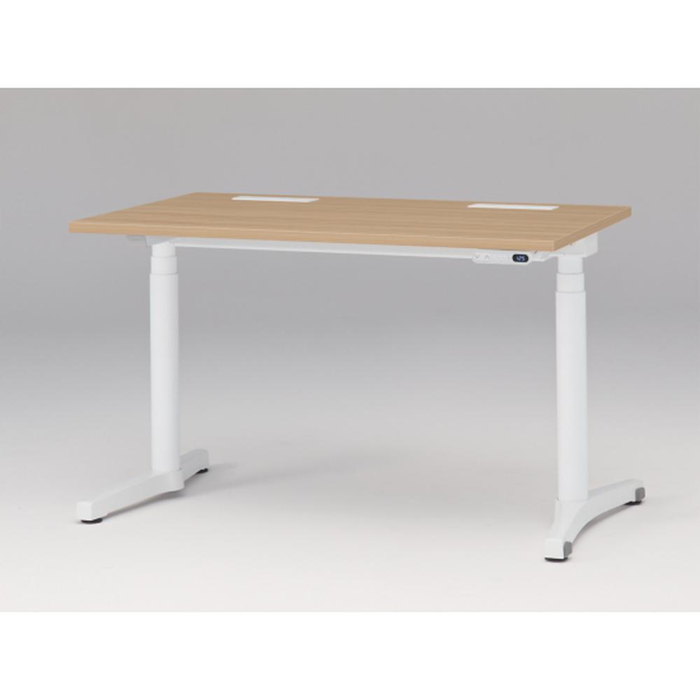 トイロデスク インジケーター付 平エッジ　JZD-1207HB-AWX　［脚：W9/ホワイト×天板：92/ホワイトオークM］