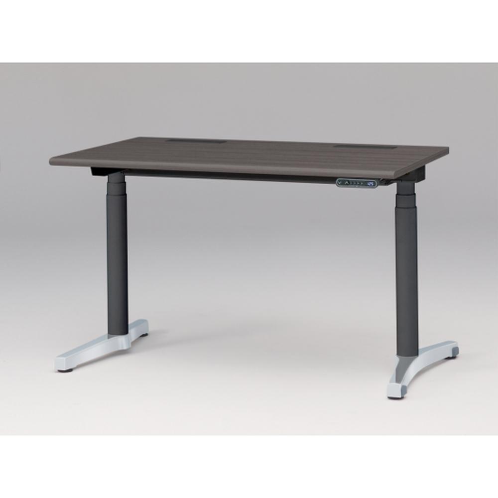 トイロ デスク （ toiro desk ） JZD-1207HB-CPR 表示付昇降スイッチ アルミミラー脚 W120 × D67.5cm ラウンドエッジ [ PR/81/AオークD］
