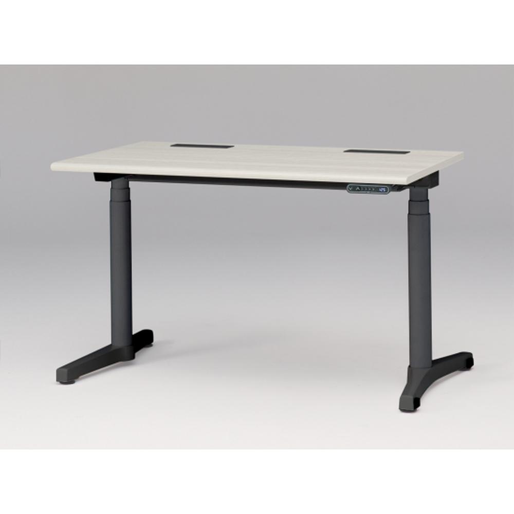 トイロ デスク （ toiro desk ） JZD-1207HB-CTH 表示付昇降スイッチ 塗装脚/ブラック W120 × D67.5cm ラウンドエッジ [ TH/天板61×脚T1］