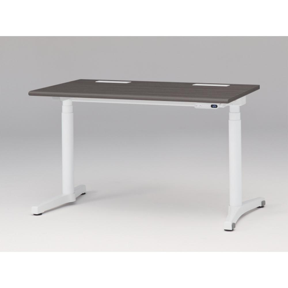 トイロ デスク （ toiro desk ） JZD-1207HB-CWR 表示付昇降スイッチ / ホワイト 塗装脚 / 天板 ( W120 × D67.5cm ・ ラウンドエッジ ） [ WR （天板 : 81 / アッシュドオークD × 支柱・脚 : W9 / ホワイトW） ]