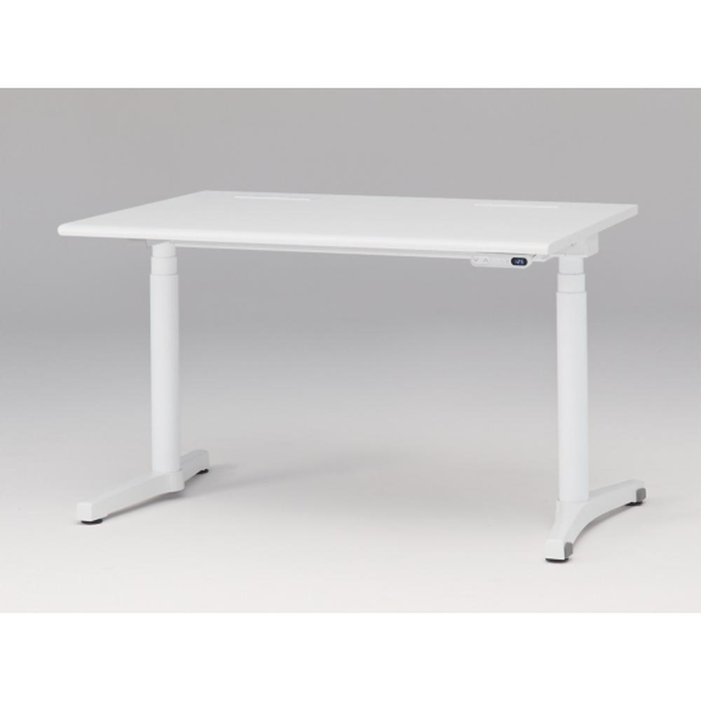 トイロ デスク （ toiro desk ） JZD-1208HB-CWL 表示付昇降スイッチ / ホワイト 塗装脚 / 天板 ( W120 × D77.5cm ・ ラウンドエッジ ） [ WL （天板 : W9 / ホワイトW × 支柱・脚 : W9 / ホワイトW） ]
