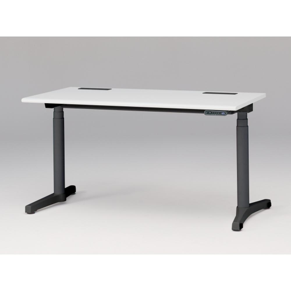 トイロ デスク （ toiro desk ） JZD-1407HB-CTL 表示付昇降スイッチ 塗装脚/ブラック W140 × D67.5cm ラウンドエッジ [ TL/天板W9×脚T1］