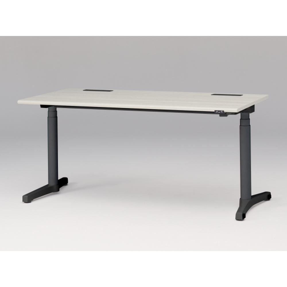 トイロ デスク （ toiro desk ） JZD-1608HA-CTH 昇降スイッチ 塗装脚/ブラック W160 × D77.5cm ラウンドエッジ [ TH/天板61×脚T1］