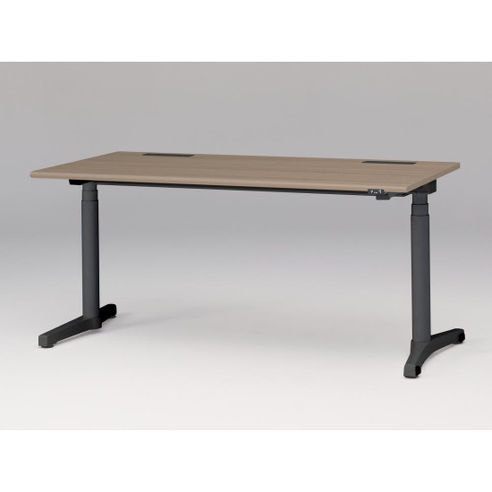 トイロ デスク （ toiro desk ） JZD-1608HA-CTM 昇降スイッチ 塗装脚/ブラック W160 × D77.5cm ラウンドエッジ [ TM/天板71×脚T1］