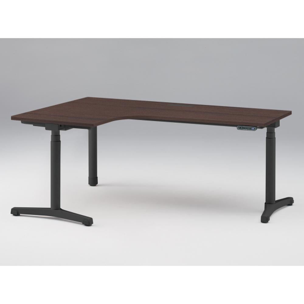 トイロ 90°オペレーションデスク(天板奥行675) 平エッジ 塗装脚 インジゲーター付昇降スイッチタイプ　JZD-8277KLB-ATY