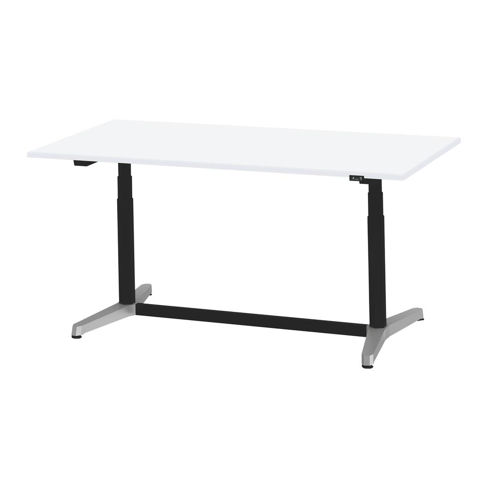 トイロ テーブル （ toiro table ） JZT-1809NA-APL プレーン天板 昇降スイッチ アルミミラー脚 W180 × D90cm [ PL/W9/ホワイト］