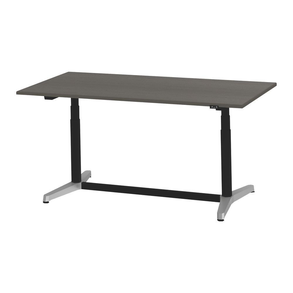 トイロ テーブル （ toiro table ） JZT-1809NA-APR プレーン天板 昇降スイッチ アルミミラー脚 W180 × D90cm [ PR/81/AオークD］