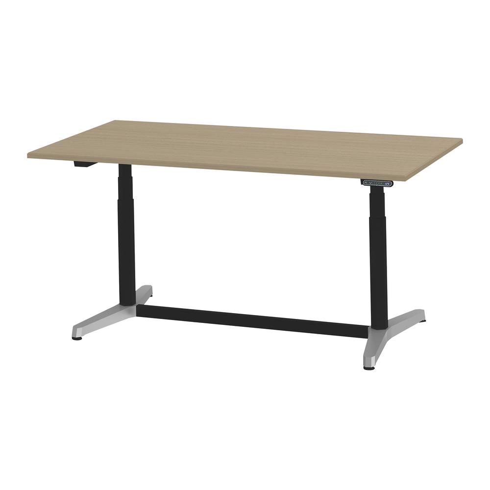 トイロ テーブル （ toiro table ） JZT-1809NB-APM プレーン天板 表示付昇降スイッチ アルミミラー脚 W180 × D90cm [ PM/71/AオークM］