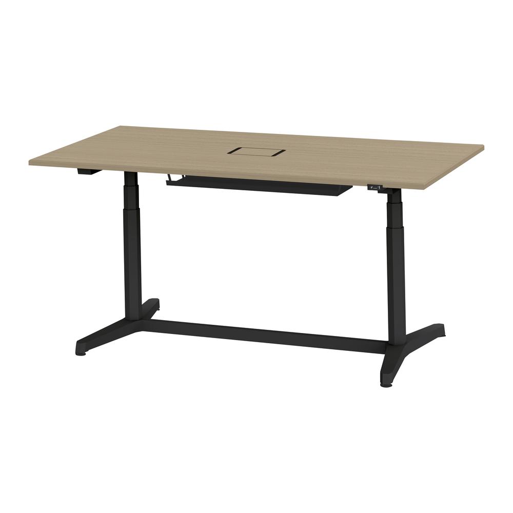 トイロ テーブル （ toiro table ） JZT-1809WA1-ATM 配線対応天板 昇降スイッチ 塗装脚 W180 × D90cm [ TM/天板71×脚T1］