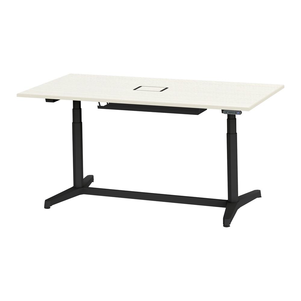 トイロ テーブル （ toiro table ） JZT-1809WB1-ATH 配線対応天板 表示付昇降スイッチ 塗装脚 W180 × D90cm [ TH/天板61×脚T1］