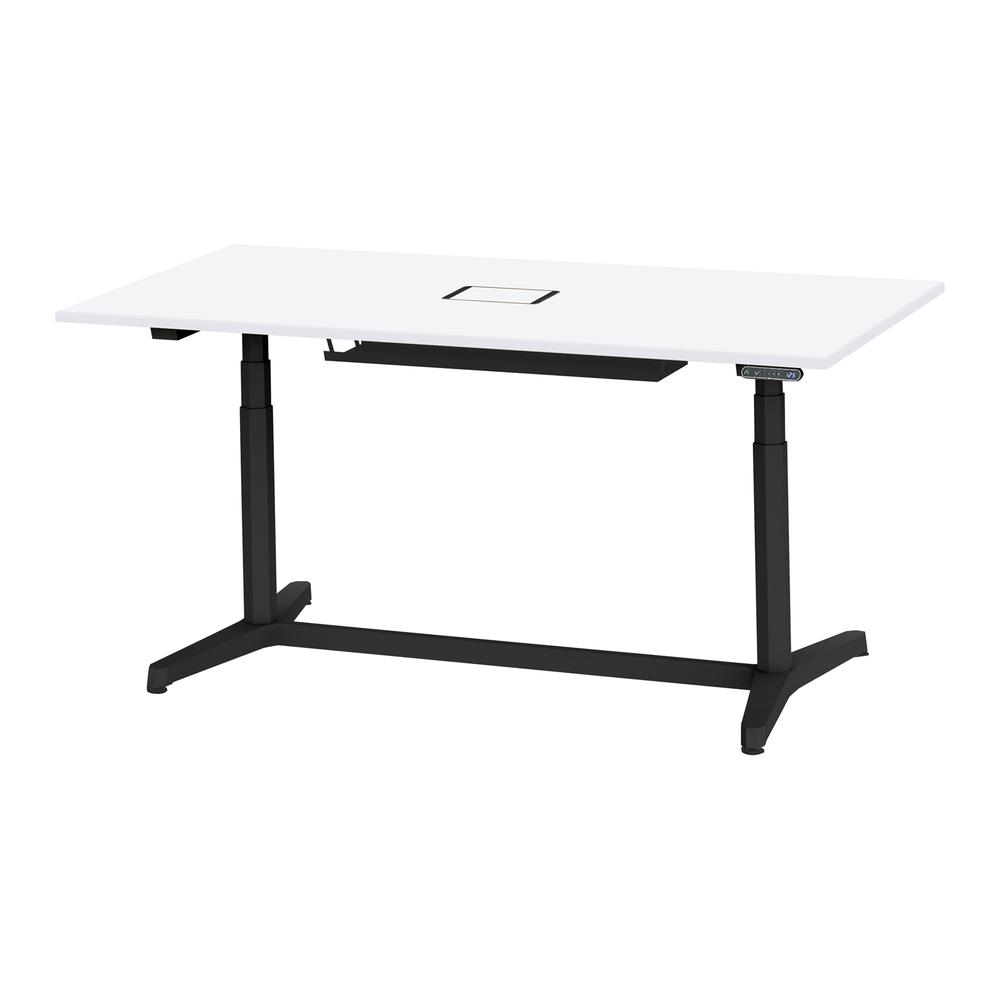 トイロ テーブル （ toiro table ） JZT-1809WB1-ATL 配線対応天板 表示付昇降スイッチ 塗装脚 W180 × D90cm [ TL/天板W9×脚T1］