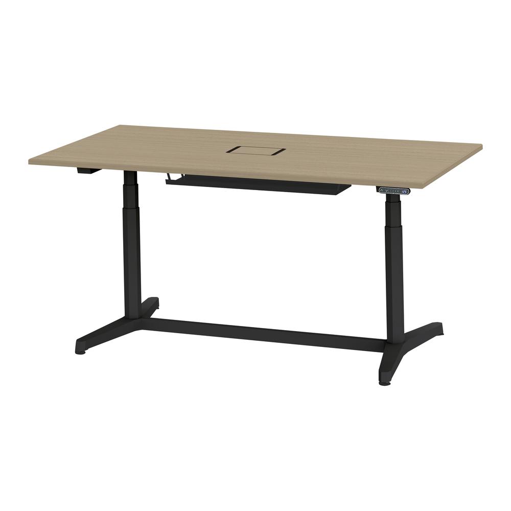 トイロ テーブル （ toiro table ） JZT-1809WB1-ATM 配線対応天板 表示付昇降スイッチ 塗装脚 W180 × D90cm [ TM/天板71×脚T1］