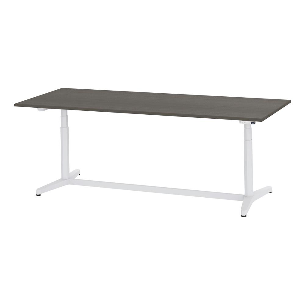 トイロ テーブル （ toiro table ） JZT-2409NB-AWR プレーン天板 表示付昇降スイッチ 塗装脚 W240 × D90cm [ WR/天板81×脚W9］