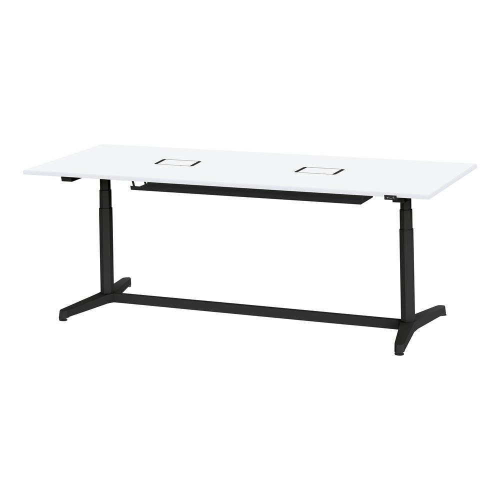 トイロ テーブル （ toiro table ） JZT-2409WA1-ATL 配線対応天板 昇降スイッチ 塗装脚 W240 × D90cm [ TL/天板W9×脚T1］