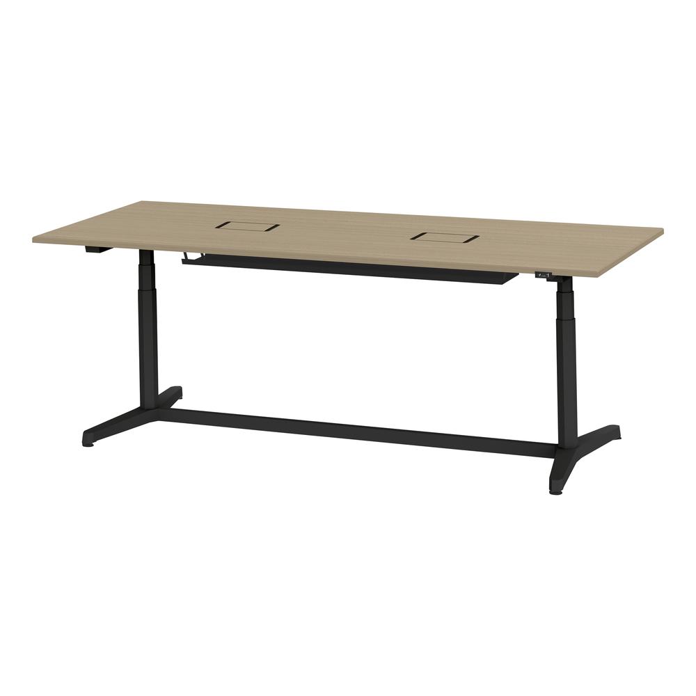 トイロ テーブル （ toiro table ） JZT-2409WA1-ATM 配線対応天板 昇降スイッチ 塗装脚 W240 × D90cm [ TM/天板71×脚T1］