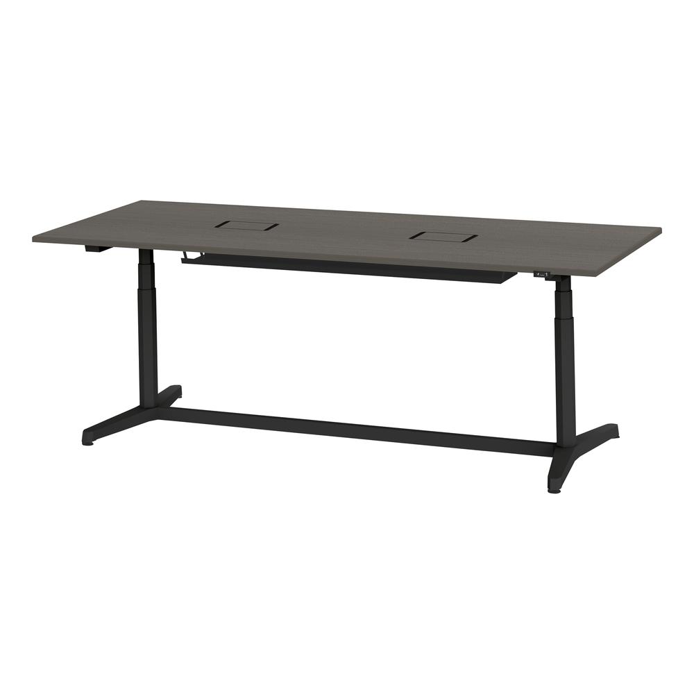 トイロ テーブル （ toiro table ） JZT-2409WA1-ATR 配線対応天板 昇降スイッチ 塗装脚 W240 × D90cm [ TR/天板81×脚T1］