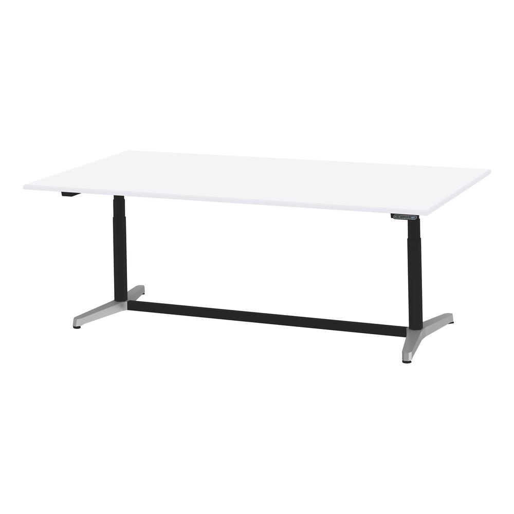 トイロ テーブル （ toiro table ） JZT-2412NB-APL プレーン天板 表示付昇降スイッチ アルミミラー脚 W240 × D120cm [ PL/W9/ホワイト］