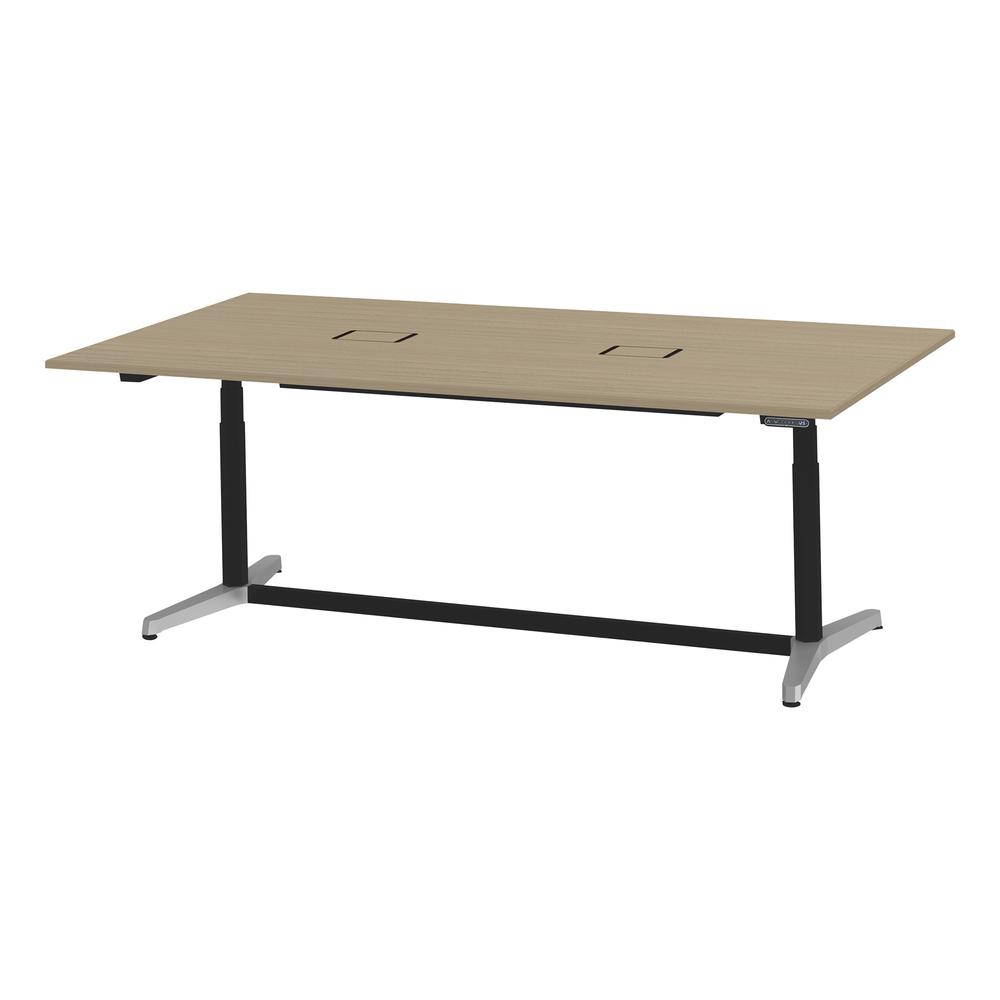 トイロ テーブル （ toiro table ） JZT-2412WB1-APM 配線対応天板 表示付昇降スイッチ アルミミラー脚 W240 × D120cm [ PM/71/AオークM］