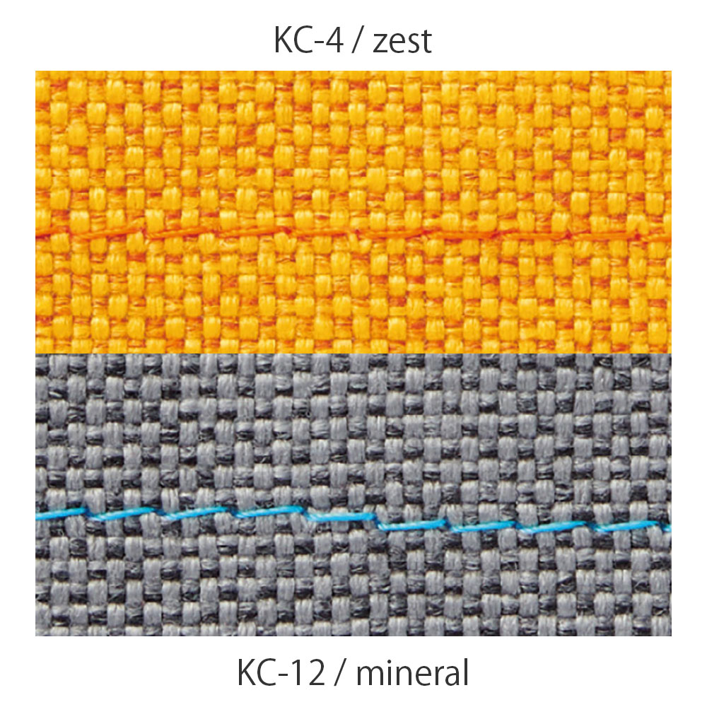 バーテブラ03（vertebra03） KG889KC-T12KC4(SO)　4本脚（座面固定）（木タイプ）  ［フレーム：T1/ブラックT 張地：KC（座）12/mineral（背）4/zest］
