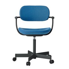 ［ 公式ストアモデル ・ 組立式 ] バーテブラ03 （vertebra03） 5本脚 KG-825KC-T110C 本体 :  T1 / ブラックT ナイロン双輪キャスター ［ KC張地 : 10 / Ocean ]