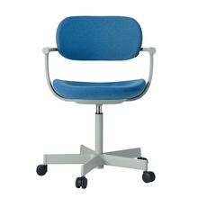 ［ 公式ストアモデル ・ 組立式 ] バーテブラ03 （vertebra03） 5本脚 KG825KCM1L410C 本体 :  L4 / ペールオリーブ　抵抗付ウレタン双輪キャスター ［ KC張地 : 10 / Ocean ]