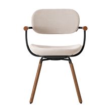 バーテブラ03（vertebra03） KG-889KS-T113　4本脚（座面固定） 木タイプ オークダーク Knoll Textiles ［フレーム：T1/ブラックT 張地：grain］
