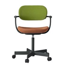 ［ 公式ストアモデル ・ 組立式 ] バーテブラ03 （vertebra03） 5本脚 KG825KST1108C 本体 :  T1 / ブラックT ナイロン双輪キャスター ［ KS張地コンビ張り 座 : 11 / Penny×背 : 8 / Basil ]