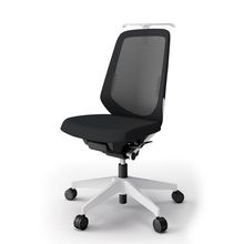 ノートチェア  KJ-150JVHM-W9T1 ハイバック  樹脂脚  肘なし  ランバーサポート付  ハンガー付  抗ウイルス加工 プレーンメッシュバック ［W9×ブラックＴ］抵抗付ウレタン双輪キャスター