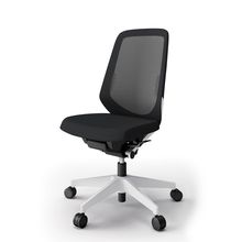 ノートチェア  KJ-150JVM-W9T1 ハイバック  樹脂脚  肘なし  ランバーサポート付 抗ウイルス加工 プレーンメッシュバック ［W9×ブラックＴ］抵抗付ウレタン双輪キャスター