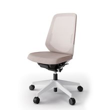 ノートチェア  KJ-150JE-W9F6 ハイバック / 樹脂脚 / ランバーサポート / テクスチャードメッシュ ナイロン双輪キャスター ［W9×グレイッシュブラウン］