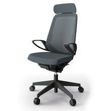 ノートチェア  KJ-156JVEM-T1W2 エクストラハイバック  樹脂脚  ループ肘  ランバーサポート付 抗ウイルス加工 プレーンメッシュバック ［T1×オフブラック］抵抗付ウレタン双輪キャスター